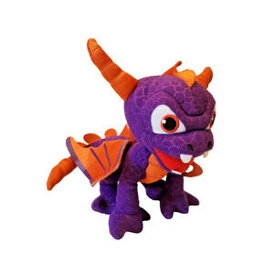 Spyro the Dragon Purple 8" Plush Stuffed Animal Sony Playstation 2012 Activision